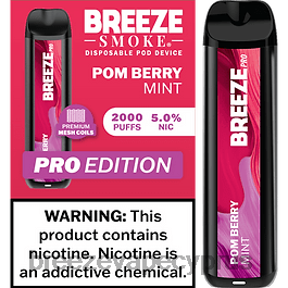 Breeze Pro 2000 ρουφηξιές πομ μούρο μέντα X0PHT17 Breeze vape price