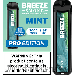 Breeze Pro 2000 ρουφηξιές μέντα X0PHT20 Breeze vape flavors pro