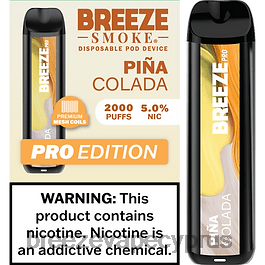 Breeze Pro 2000 ρουφηξιές pina colada X0PHT18 Breeze vape no nicotine